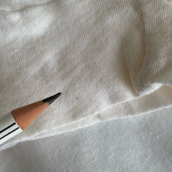 Na Nin Margot Cotton Cropped Sweatshirt Long Sleeve Tee One Size - Picture 9 of 13